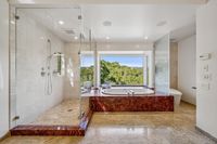 31 - 114 - 25 Haciendas Road - Bath tub and shower area in the  primary bathroom