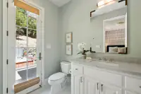 22 _ 31 Sandy Court _ Powder room with vanity and exterior access