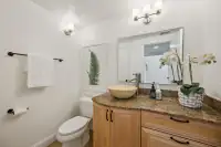 31 - 574 Monarch Ridge Drive - Powder room with granite countertop and vessel sink