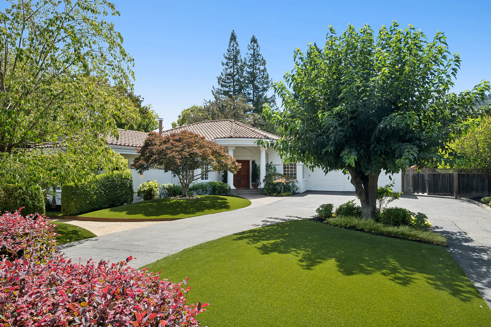 1 _ 2 Reliez Manor Court - Front exterior with driveway, landscaping, and attached garage