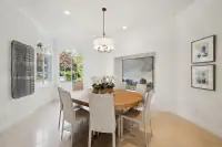 4 _ 2 Reliez Manor Court - Dining room with round table and arched windows