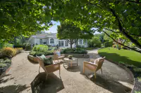 7 _ 2 Reliez Manor Court - Backyard with outdoor seating, landscaped garden, and lawn