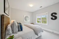 35 _ 31 Sandy Court _ Bedroom with art