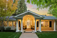 3 _ 3724 Happy Valley Road _ Covered entry with columns, front door, and walkway