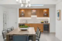 19 _ 3724 Happy Valley Road _ Dining area with built-in cabinetry
