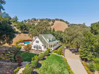 1 _ 1751 Reliez Valley Road _ Aerial view of the property and surrounding landscape