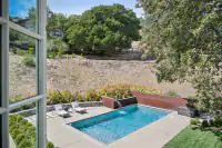 30 _ 1751 Reliez Valley Road _ Pool with waterfall feature, lounge area, and landscaped yard