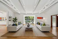 6 _ 3336 Las Huertas _ Living Room with seating area and large windows