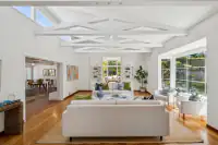 7 _ 3336 Las Huertas _ Living Room with seating area with large windows