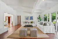 14 _ 3336 Las Huertas _ Living Room with two sofas and glass doors