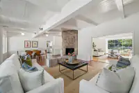 17 _ 3336 Las Huertas _ Family Room with fireplace and two sofas