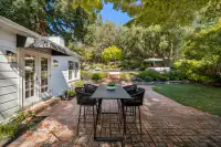 6 _ 4022 Happy Valley Road _ Backyard with brick patio and outdoor dining area
