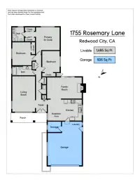 1755 Rosemary Lane OHD SqFt