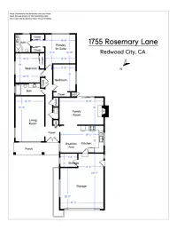 1755 Rosemary Lane OHD Dimensions