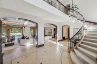 Entry staircase opening to LR_DR