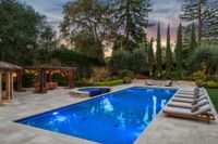 Pool_ arbor_ great sky and up lighting