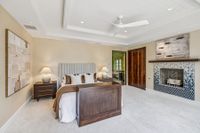 Primary Bedroom with fireplace