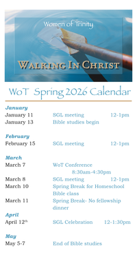 WOT 2026 Spring Calendar